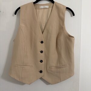 MNG Pinstripe Vest